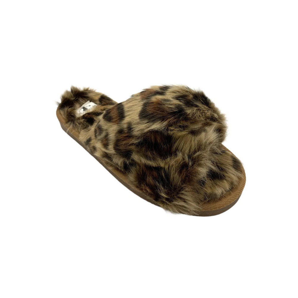 Corkys Women's Slumber Slippers Leopard - Medium